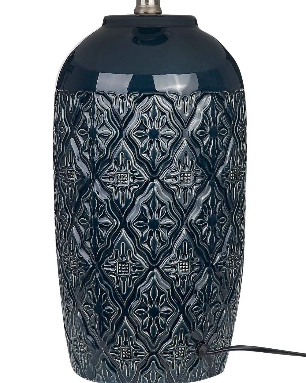 Valaisimet<Beliani Poytavalaisin Keraaminen Tummansininen Telire