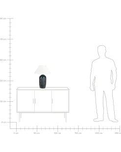 Valaisimet<Beliani Poytavalaisin Keraaminen Tummansininen Telire