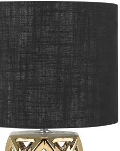 Flash Sale Beliani Poytavalaisin Keraaminen Musta/Kulta Selja