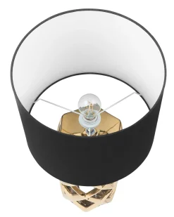 Flash Sale Beliani Poytavalaisin Keraaminen Musta/Kulta Selja