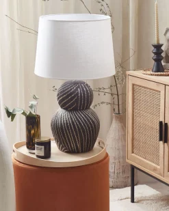 Fashion Beliani Poytavalaisin Keraaminen Musta Guapore