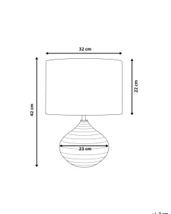 Valaisimet<Beliani Poytavalaisin Keraaminen Kulta Kuban