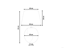 Cheap Beliani Poytavalaisin Keraaminen Ruskea Argun