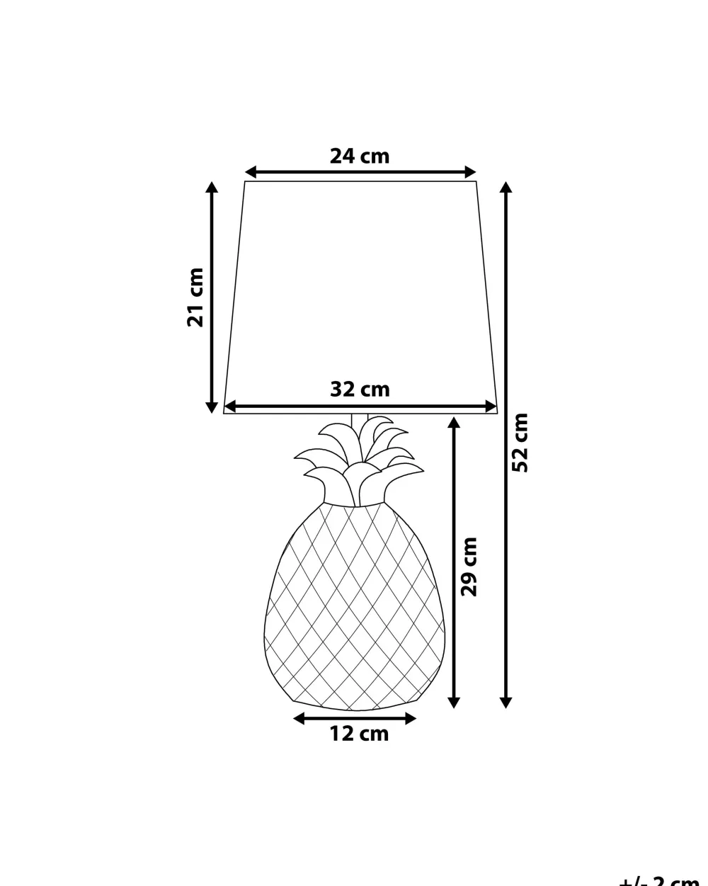 Online Beliani Poytavalaisin Keraaminen Hopea Pineapple