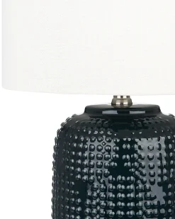 Valaisimet<Beliani Poytavalaisin Keraaminen Tummansininen Mussel