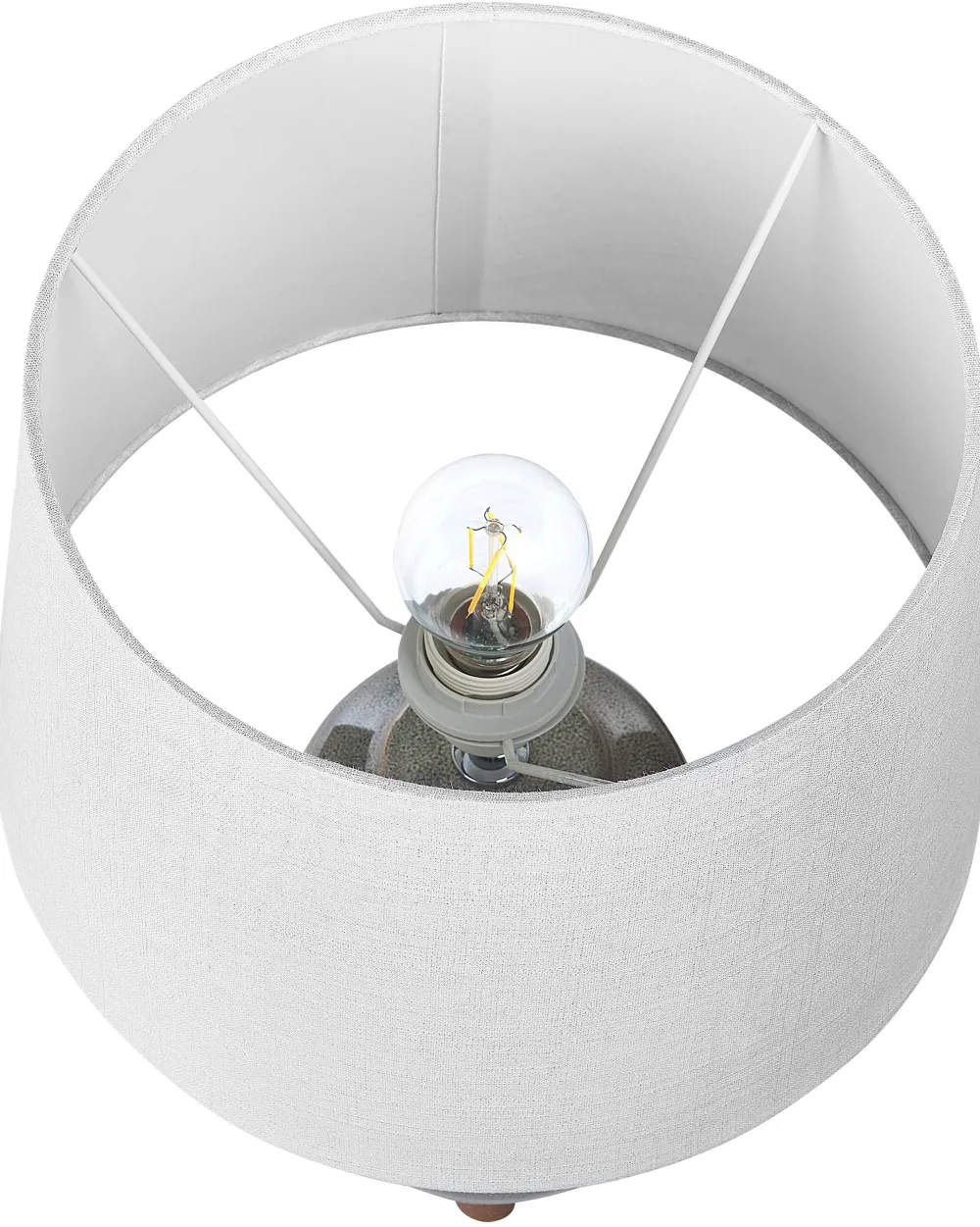 Valaisimet<Beliani Poytavalaisin Keraaminen Harmaa Fajardo