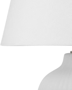 Valaisimet<Beliani Poytavalaisin Keraaminen Valkoinen Fergus