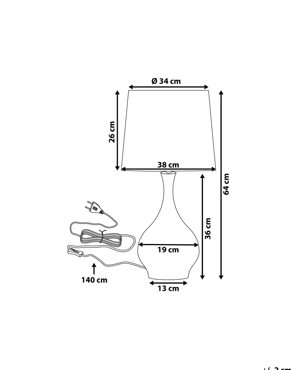 Valaisimet<Beliani Poytavalaisin Keraaminen Kulta Salla