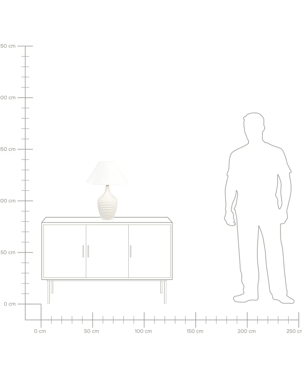 Outlet Beliani Poytavalaisin Keraaminen Kermanvalkoinen Celeste