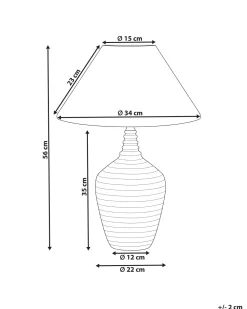 Outlet Beliani Poytavalaisin Keraaminen Kermanvalkoinen Celeste