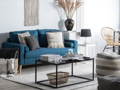 New Beliani Poytavalaisin Lasi Kirkas/Musta Osum