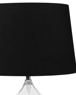 New Beliani Poytavalaisin Lasi Kirkas/Musta Osum