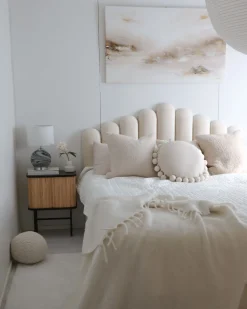 New Beliani Poytavalaisin Lasi Valkoinen Uele