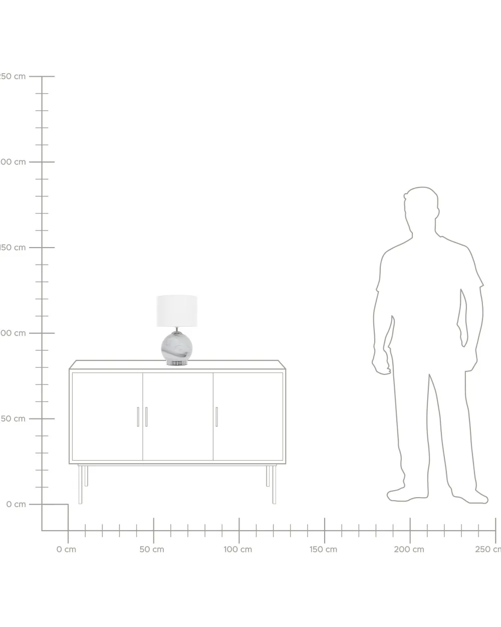 New Beliani Poytavalaisin Lasi Valkoinen Uele