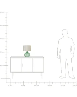 Sale Beliani Poytavalaisin Lasi Vihrea Keila