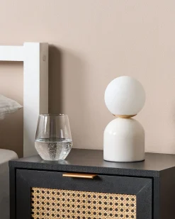 Valaisimet<Beliani Poytavalaisin Marmori Valkoinen Kiwi