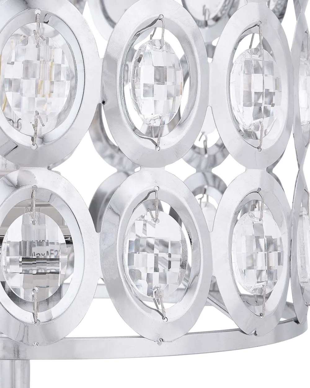 Valaisimet<Beliani Poytavalaisin Metalli Hopea Tenna