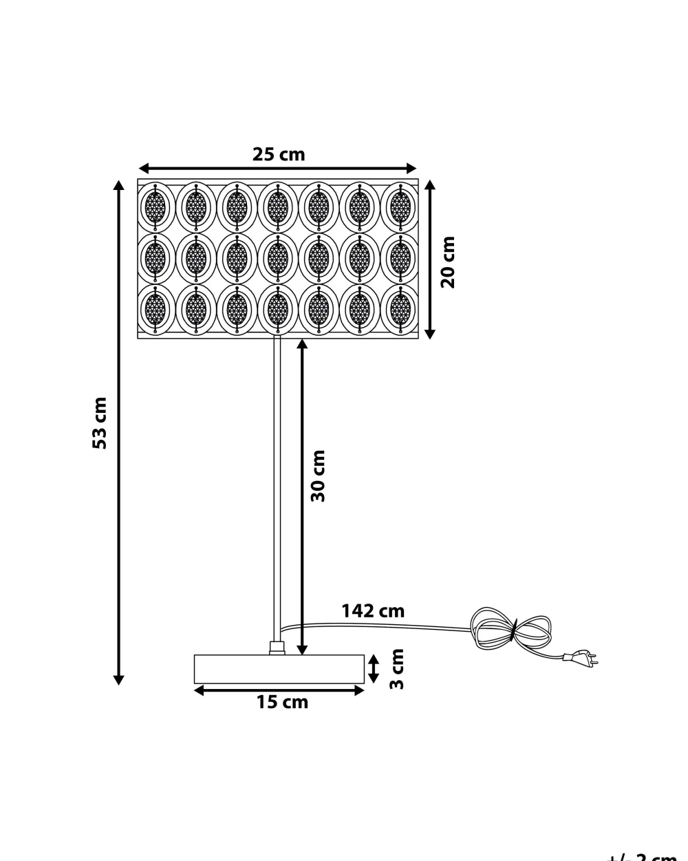 Valaisimet<Beliani Poytavalaisin Metalli Hopea Tenna