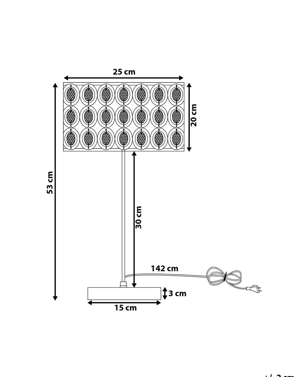 Valaisimet<Beliani Poytavalaisin Metalli Hopea Tenna
