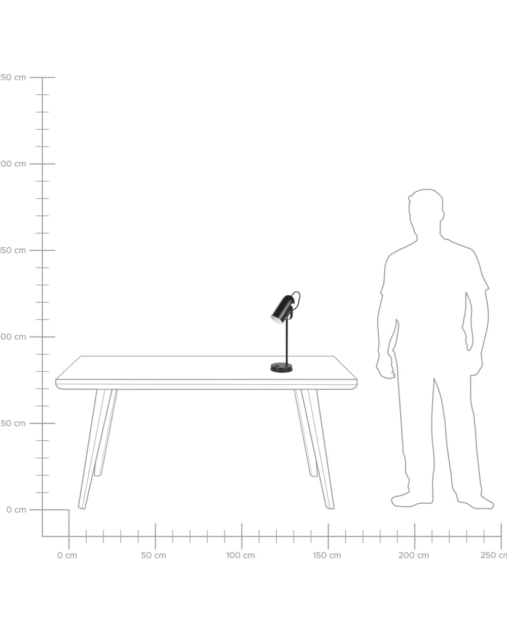 Valaisimet<Beliani Poytavalaisin Metalli Musta Tyria