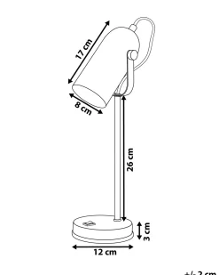 Valaisimet<Beliani Poytavalaisin Metalli Musta Tyria