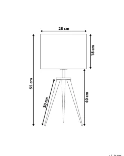 Valaisimet<Beliani Poytavalaisin Metalli Musta Stiletto