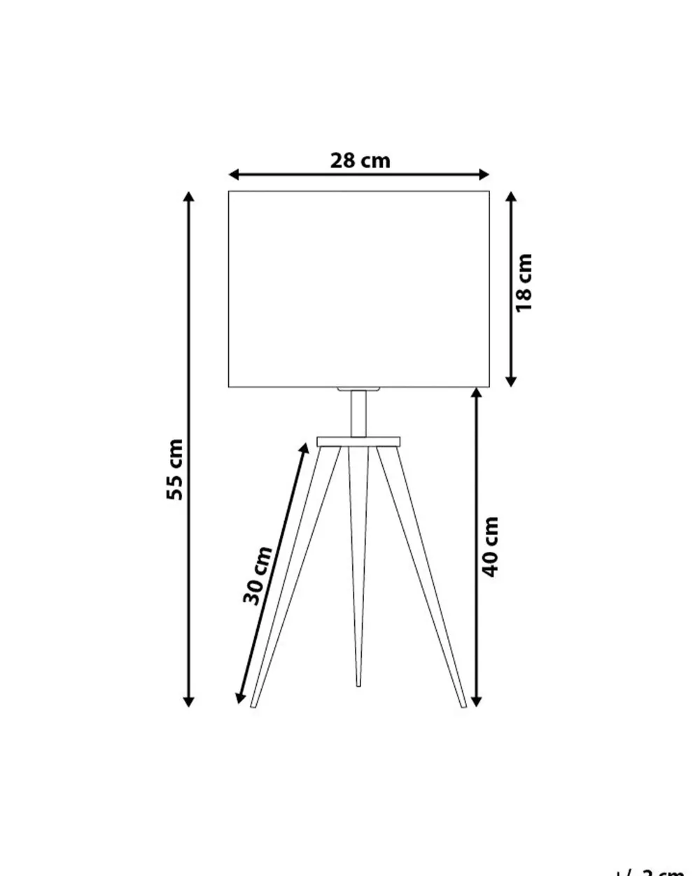 Valaisimet<Beliani Poytavalaisin Metalli Musta Stiletto