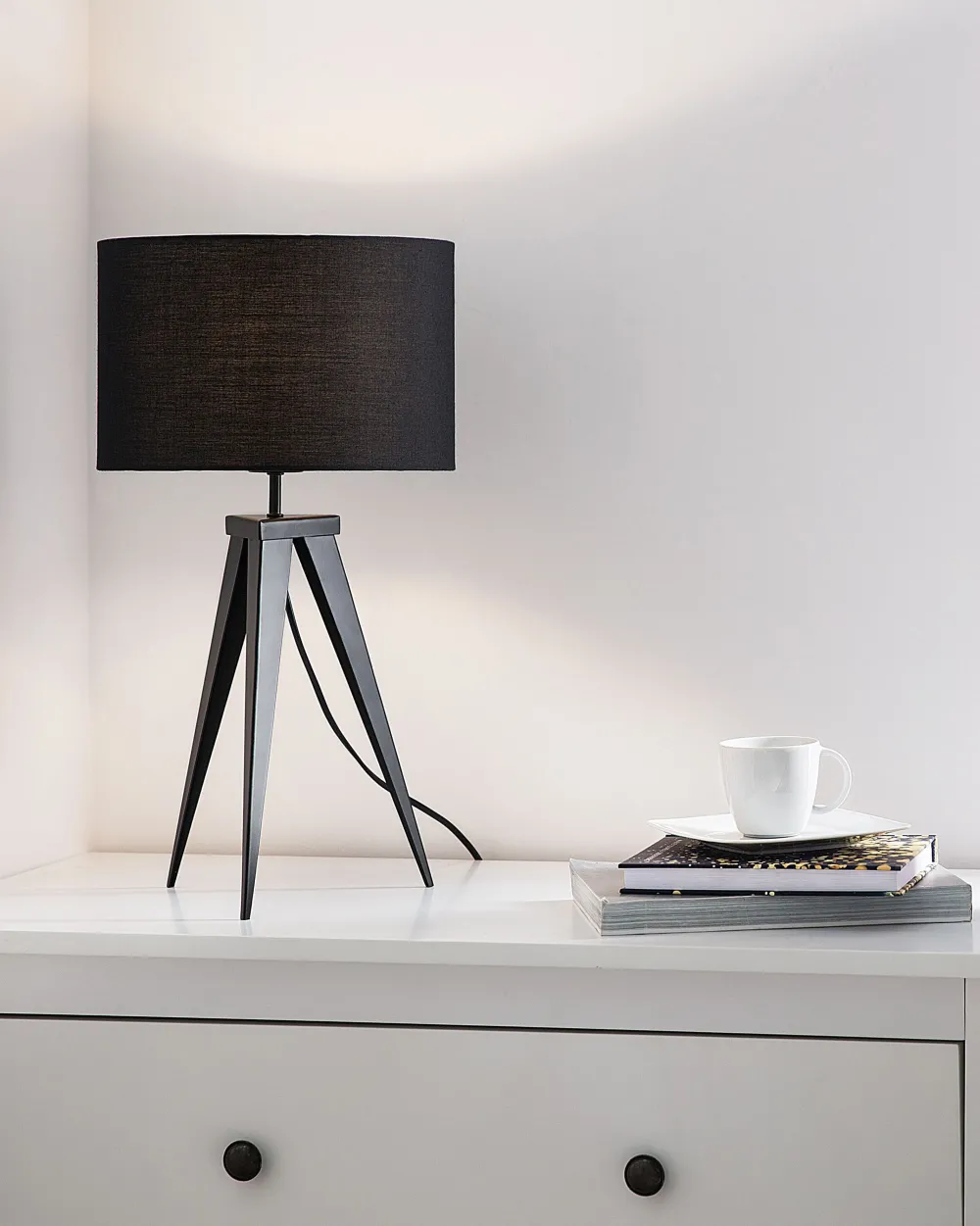 Valaisimet<Beliani Poytavalaisin Metalli Musta Stiletto