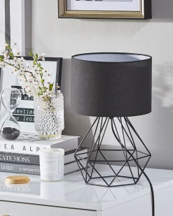 Valaisimet<Beliani Poytavalaisin Metalli Musta Maroni