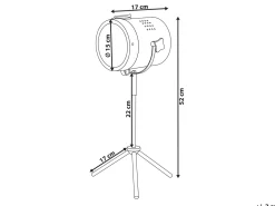 Cheap Beliani Poytavalaisin Metalli Musta Henares