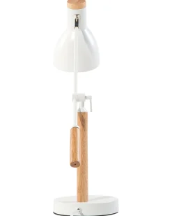 Best Sale Beliani Poytavalaisin Metalli Valkoinen/Vaalea Puu Peckos