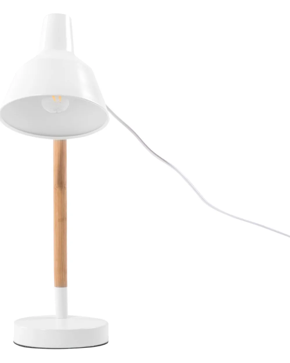 Valaisimet<Beliani Poytavalaisin Metalli Valkoinen/Vaalea Puu Aldan