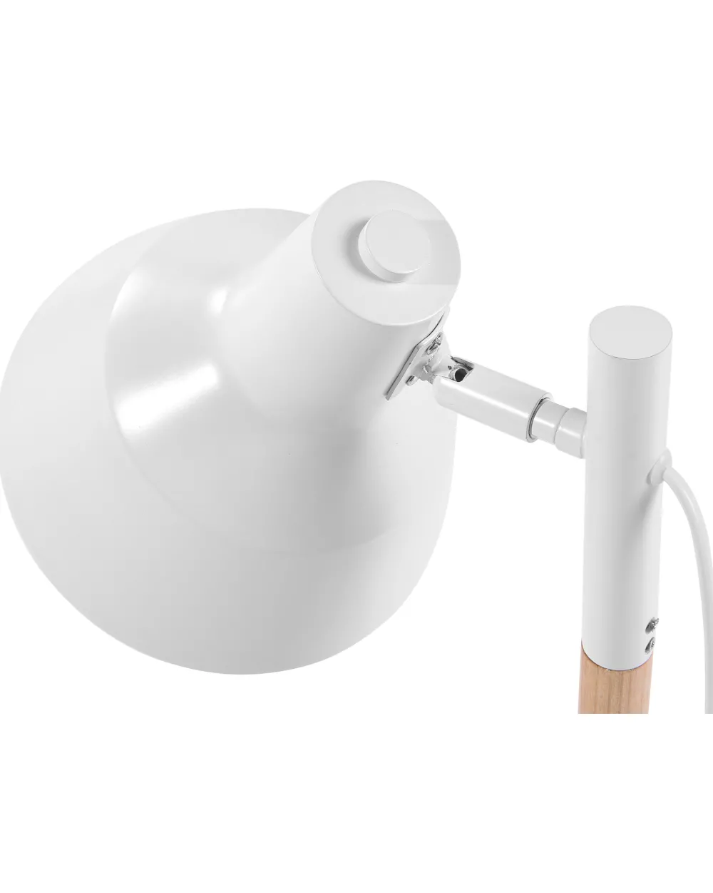 Valaisimet<Beliani Poytavalaisin Metalli Valkoinen/Vaalea Puu Aldan