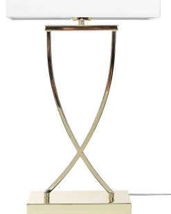 Valaisimet<Beliani Poytavalaisin Metalli Valkoinen/Kulta Yasuni