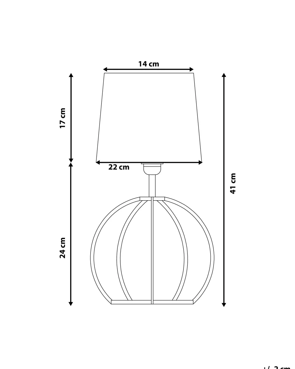 Valaisimet<Beliani Poytavalaisin Musta Samo