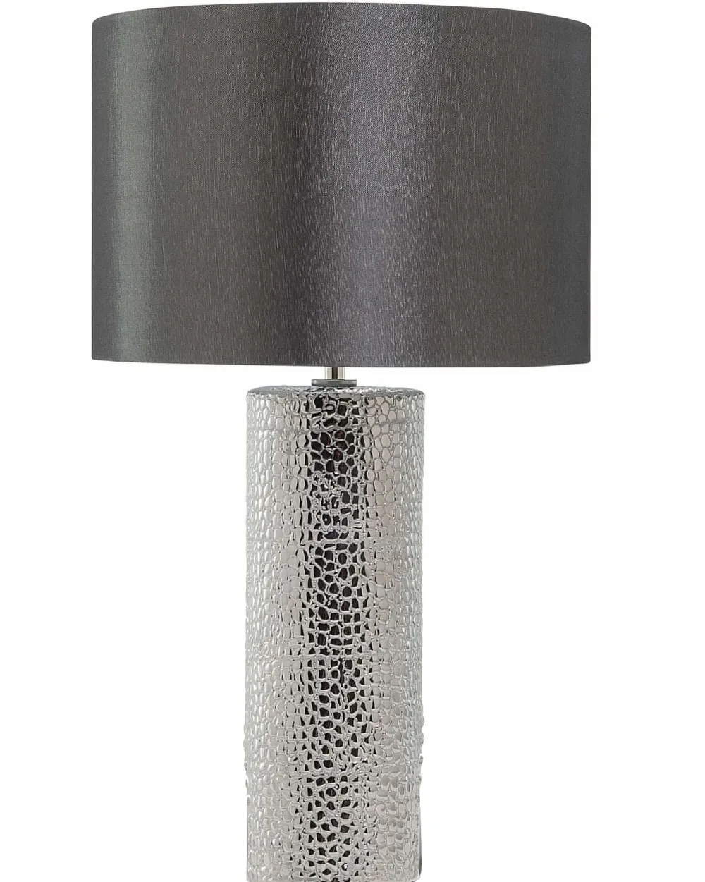 Valaisimet<Beliani Poytavalaisin Posliini Musta/Hopea Aiken