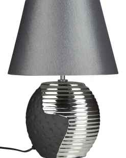 Flash Sale Beliani Poytavalaisin Posliini Musta/Hopea Esla