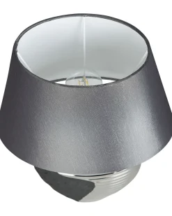 Flash Sale Beliani Poytavalaisin Posliini Musta/Hopea Esla