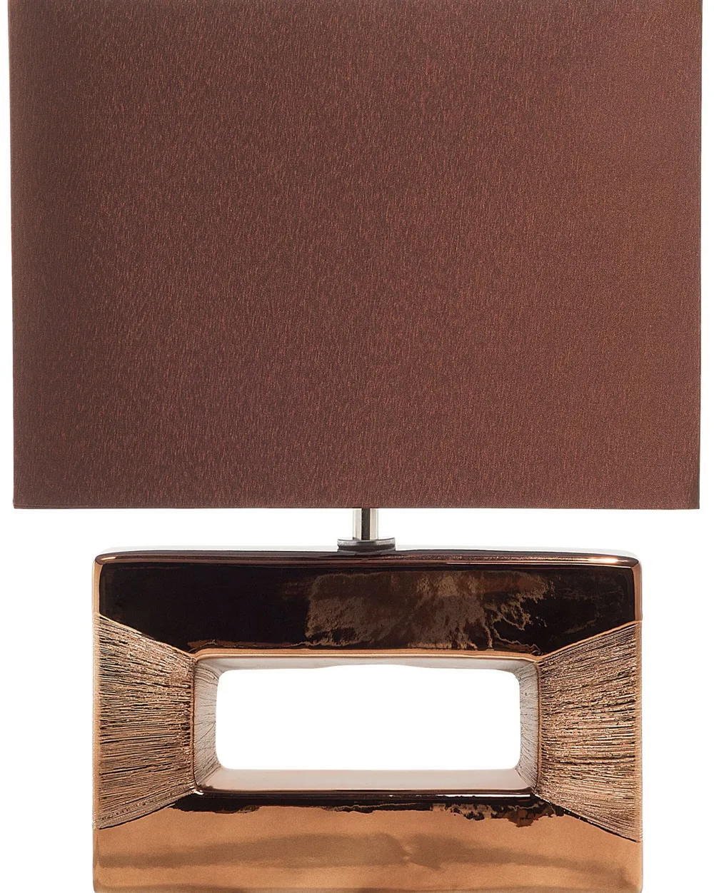 Valaisimet<Beliani Poytavalaisin Posliini Ruskea Onyx