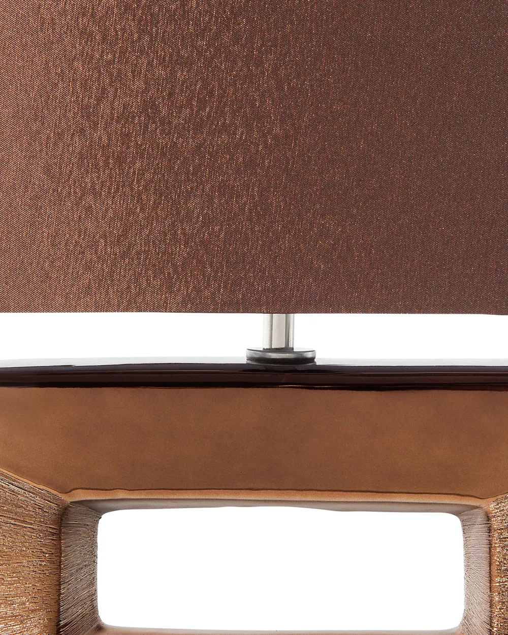 Valaisimet<Beliani Poytavalaisin Posliini Ruskea Onyx