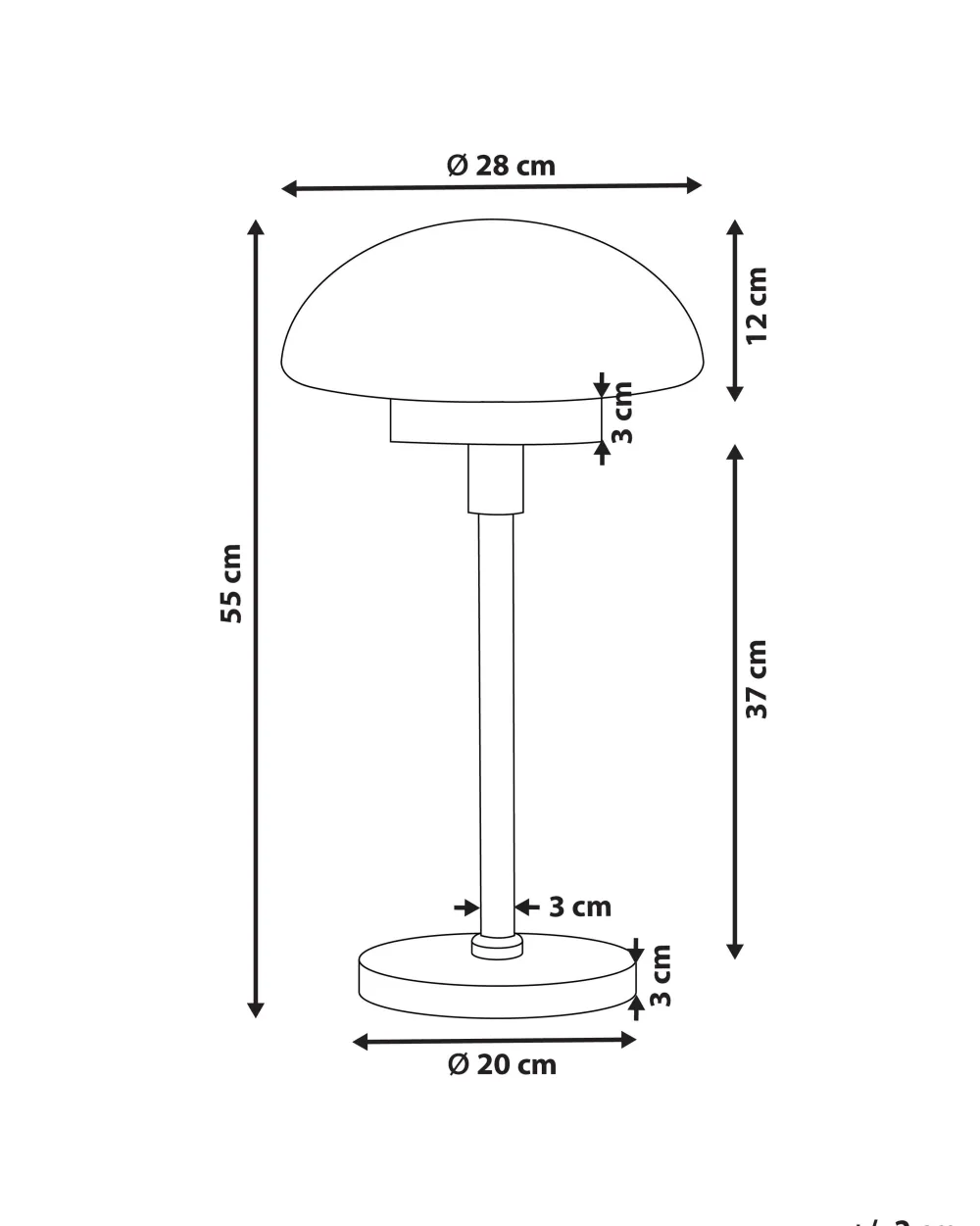 Valaisimet<Beliani Poytavalaisin Rauta Musta Minija