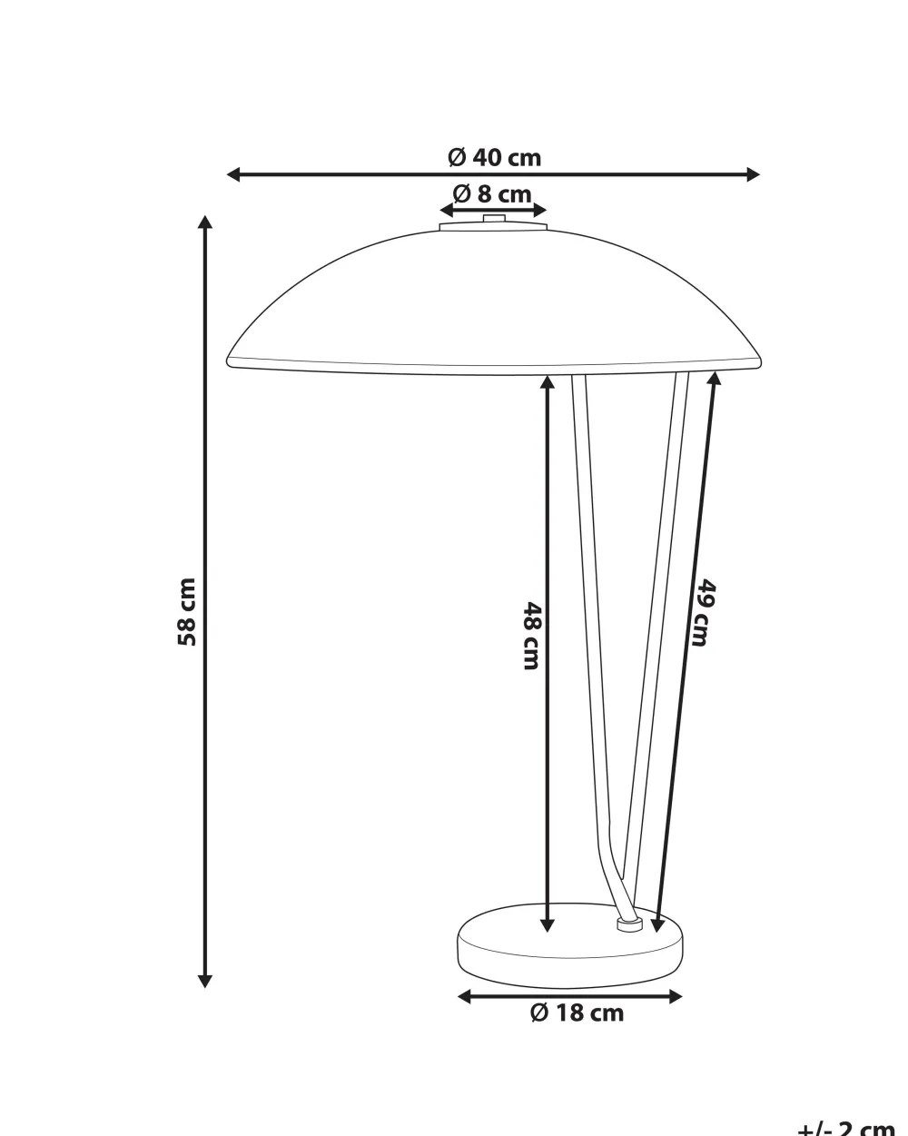 Valaisimet<Beliani Poytavalaisin Rauta Musta/Kulta Danto