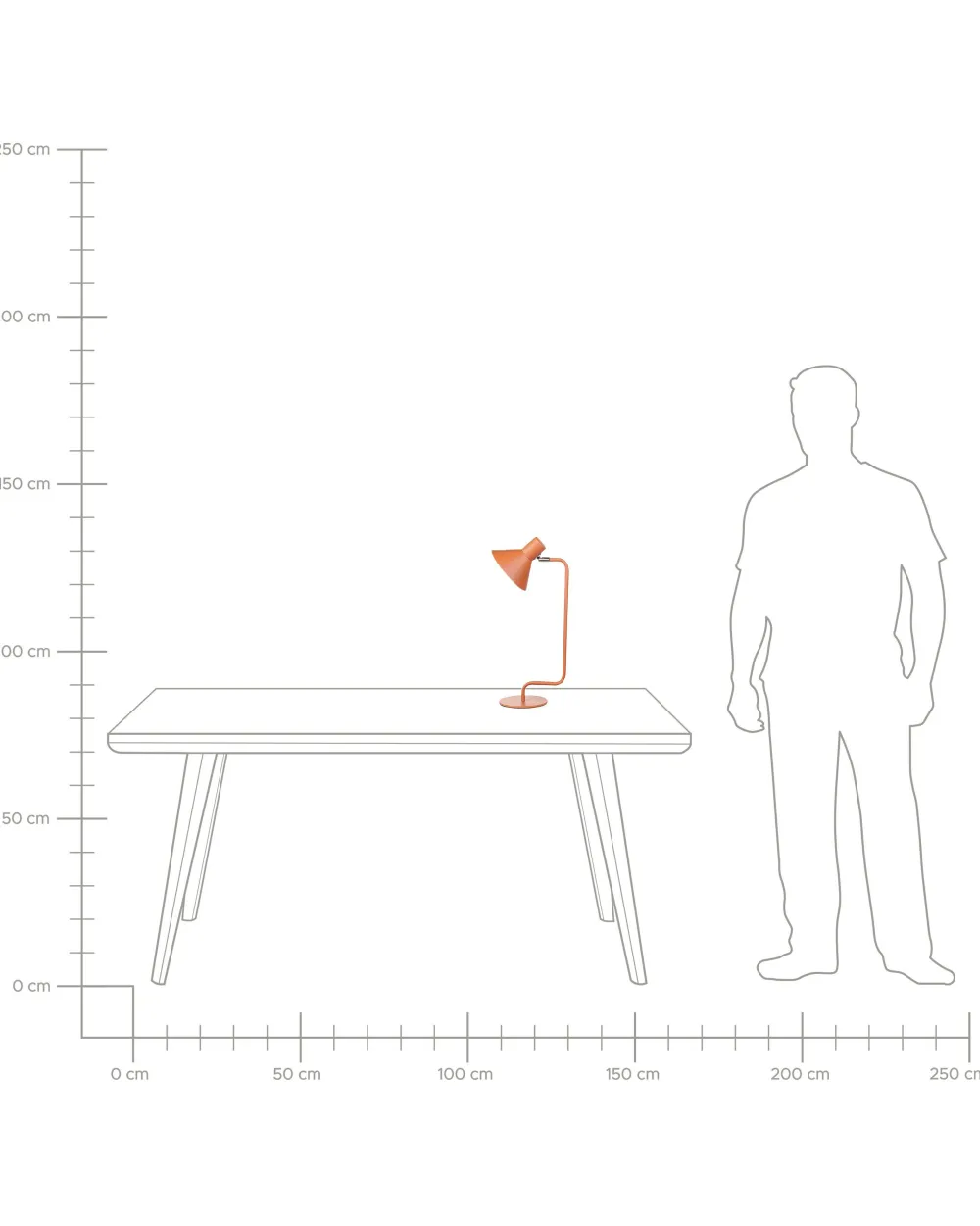 Valaisimet<Beliani Poytavalaisin Rauta Oranssi Rimava
