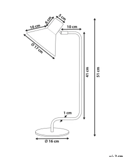 Valaisimet<Beliani Poytavalaisin Rauta Oranssi Rimava