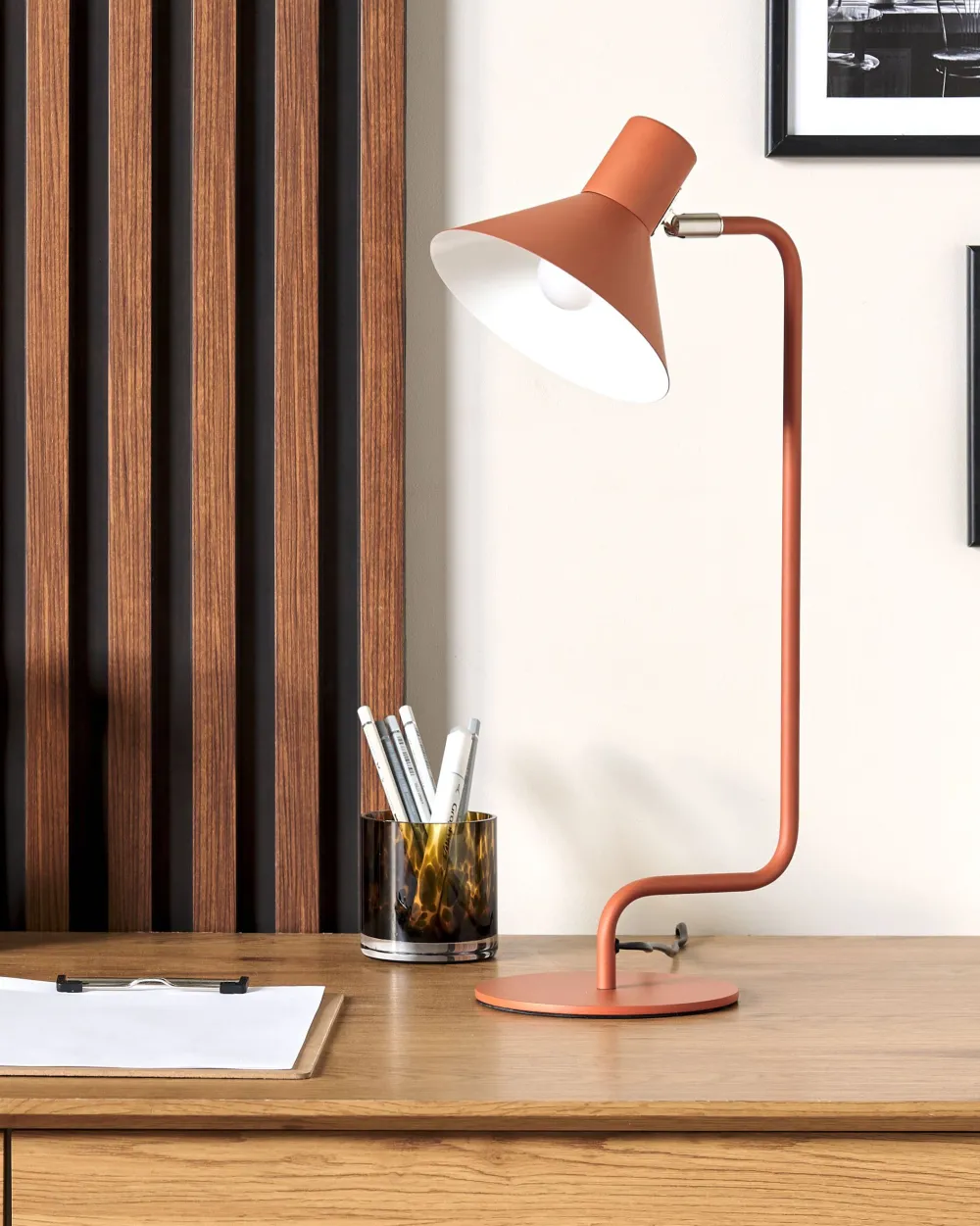 Valaisimet<Beliani Poytavalaisin Rauta Oranssi Rimava