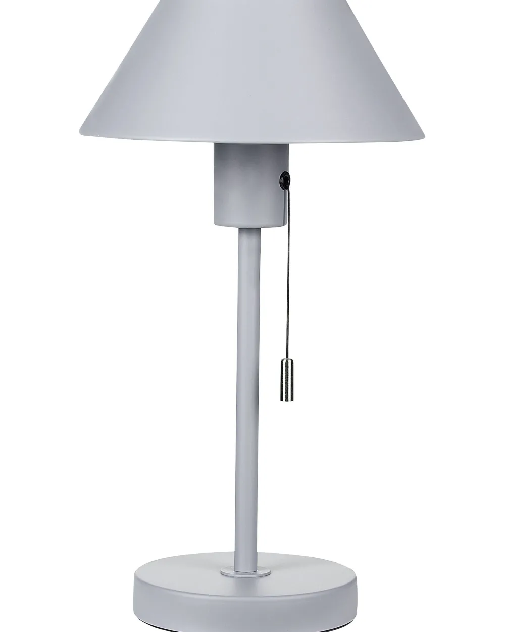 Valaisimet<Beliani Poytavalaisin Rauta Vaaleanharmaa Caparo