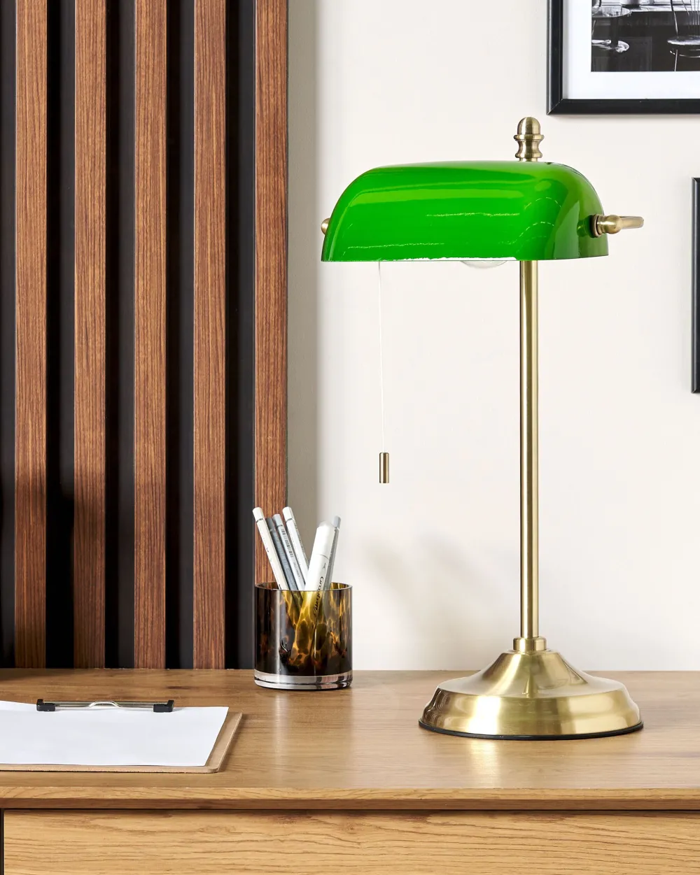 Valaisimet<Beliani Poytavalaisin Rauta Vihrea/Kulta Marval