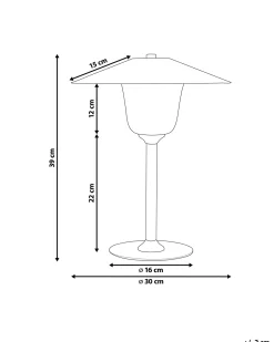 Valaisimet<Beliani Poytavalaisin Tammi Valkoinen Moppy