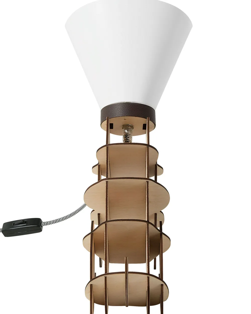 Sale Beliani Poytavalaisin Vaalea Puu/Valkoinen Isna