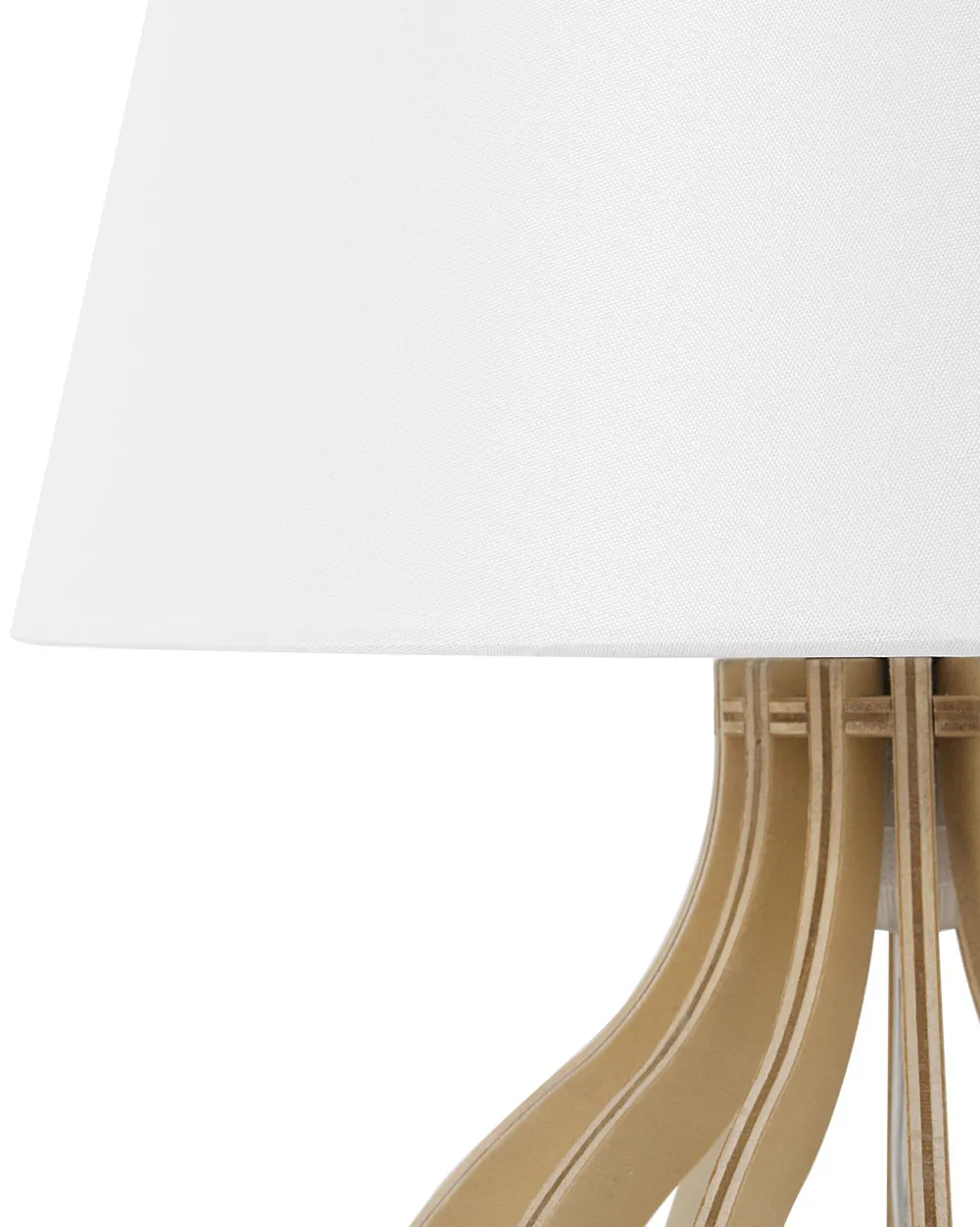 Outlet Beliani Poytavalaisin Valkoinen/Vaalea Puu Agueda